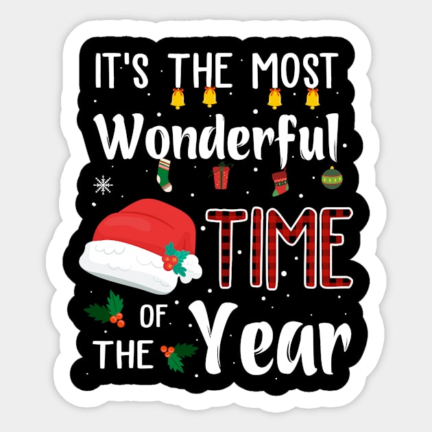 It's The Most Wonderful Time Of The Year Funny Christmas Sticker by BilieOcean